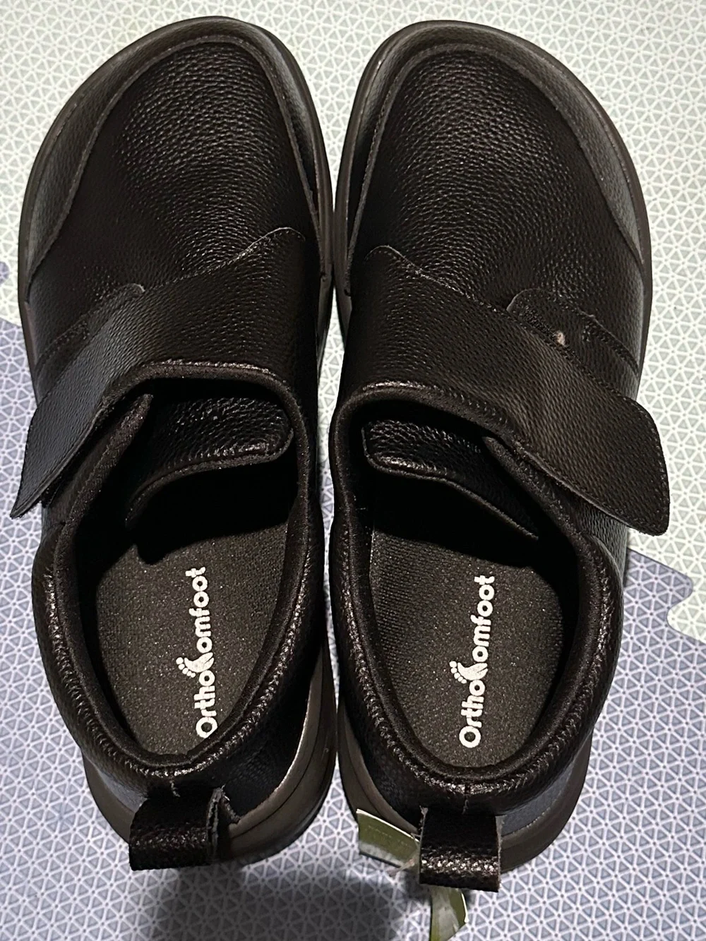Orthopedic Comfort Men's Black Shoes sz 11